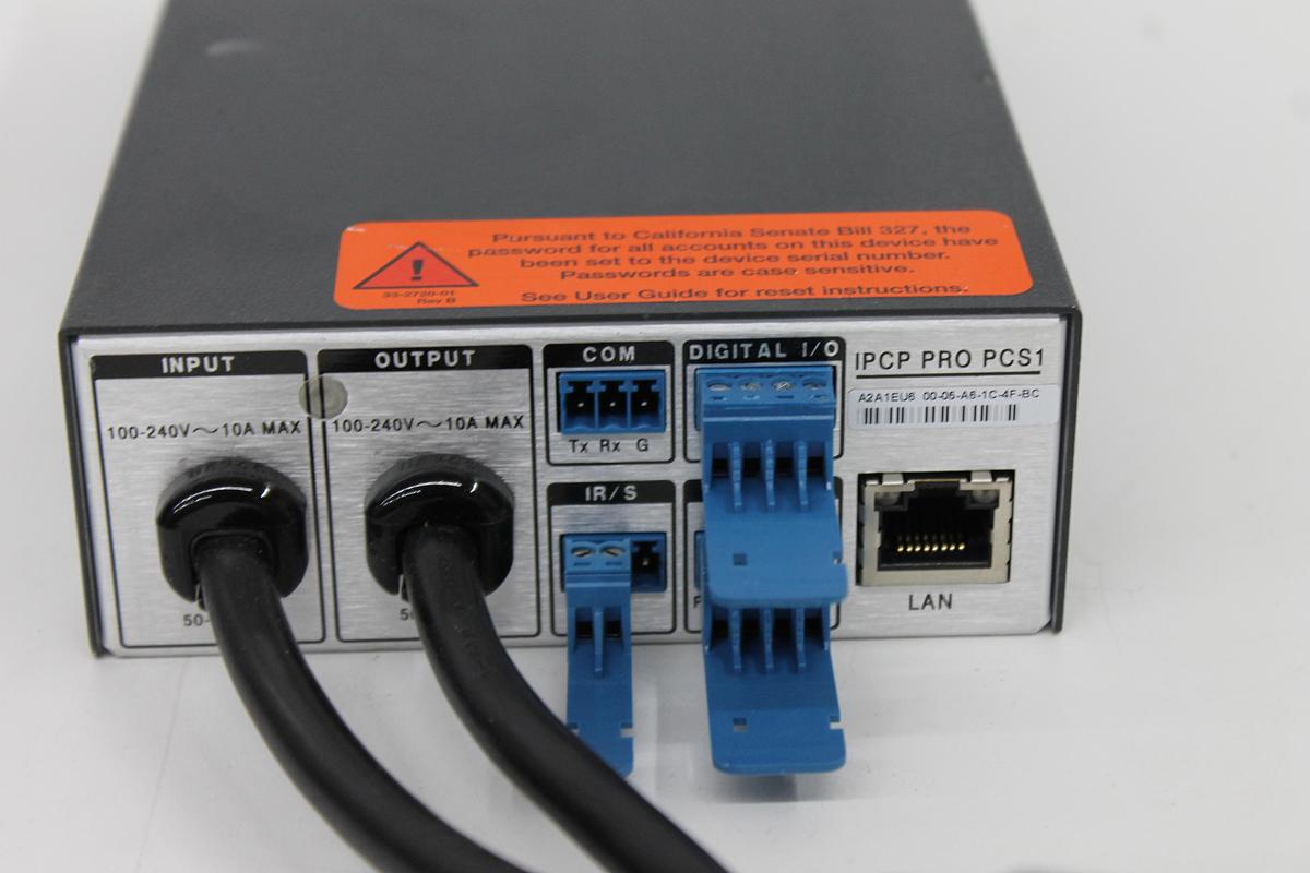 Used Extron IPCP Pro PCS1 IP Link Pro Power & Device Control Processor