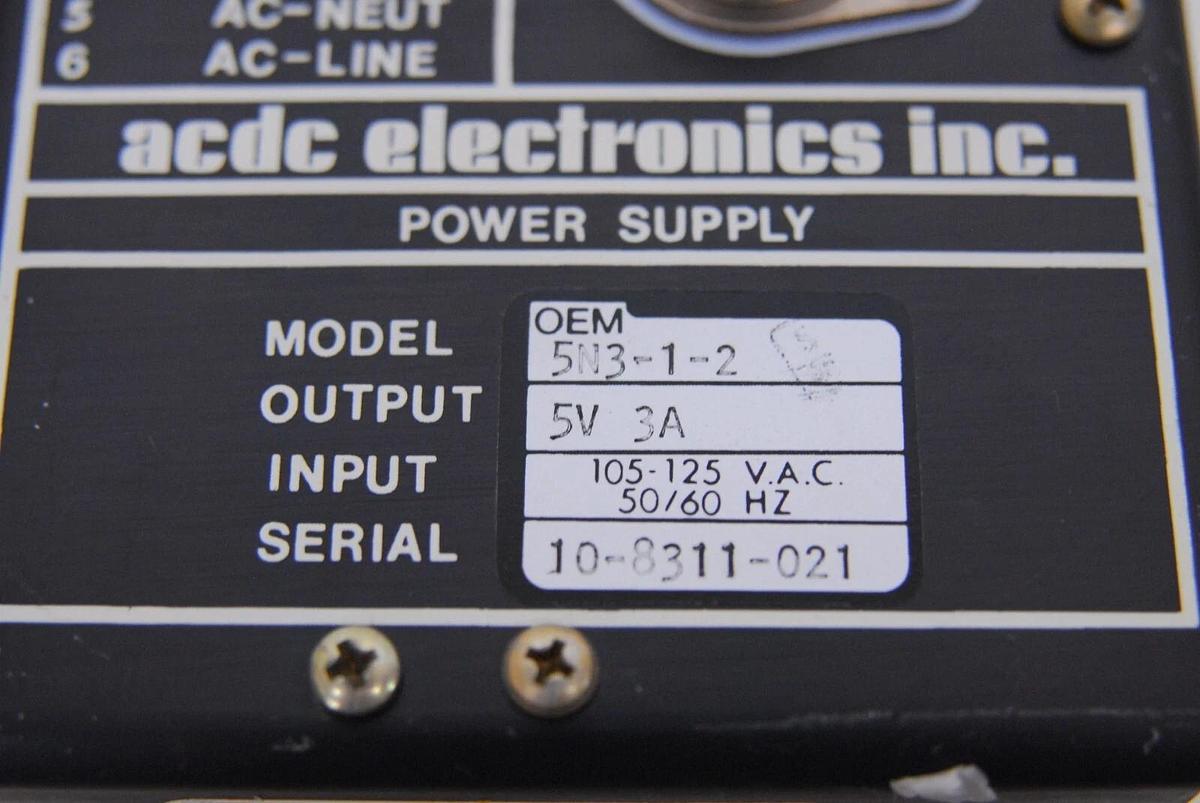 Used ACDC Electronics 5N3-1-2 Power Supply