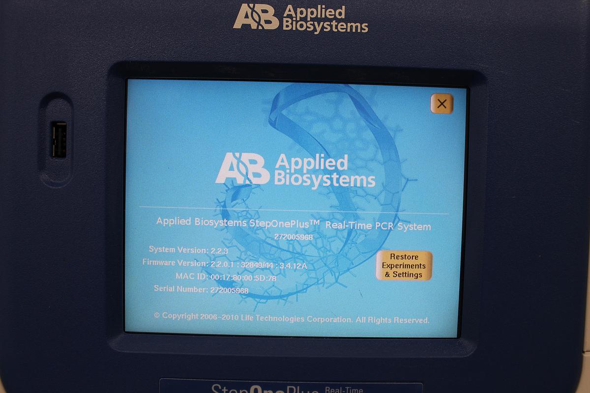 Used Applied Biosystems StepOnePlus Real-Time PCR System 4376592