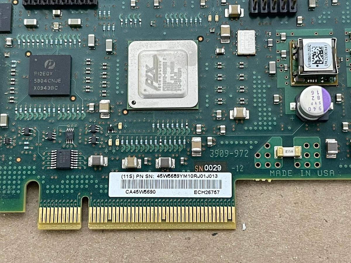 Used IBM CA45W5690 PCIe CEC 1-Port RAID Card