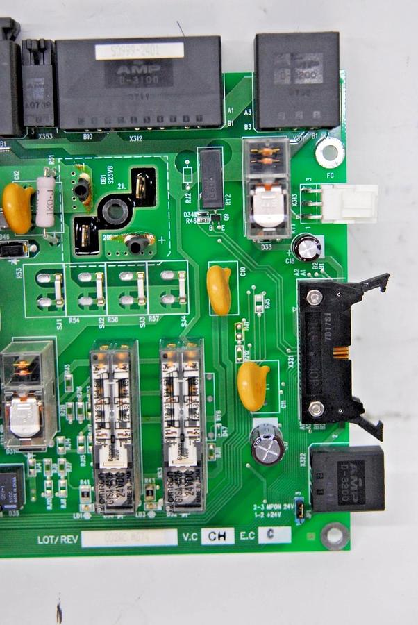 Used Kawasaki 1KQ-35 Servo Control Board (from D32FD001, ZZX130L B)