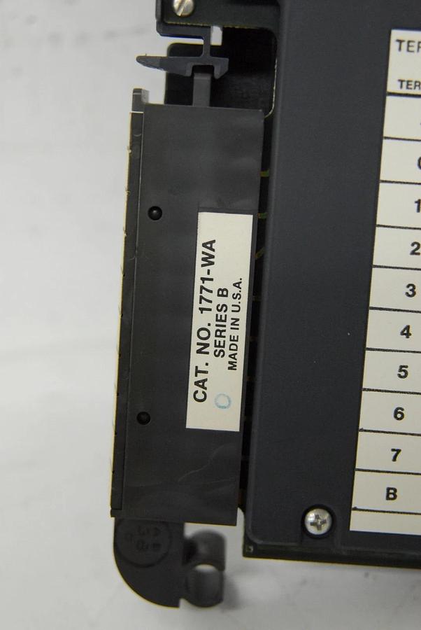 Used Allen-Bradley 1771-IB (12-24V) DC Input Module W/ Wire Arm 1771-WA
