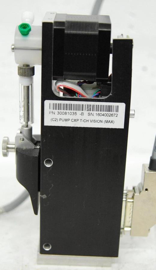 Used Tecan 30081035 Syringe Pump CXP T-CH Vision Max W/ 30055843 CXP Driver Board