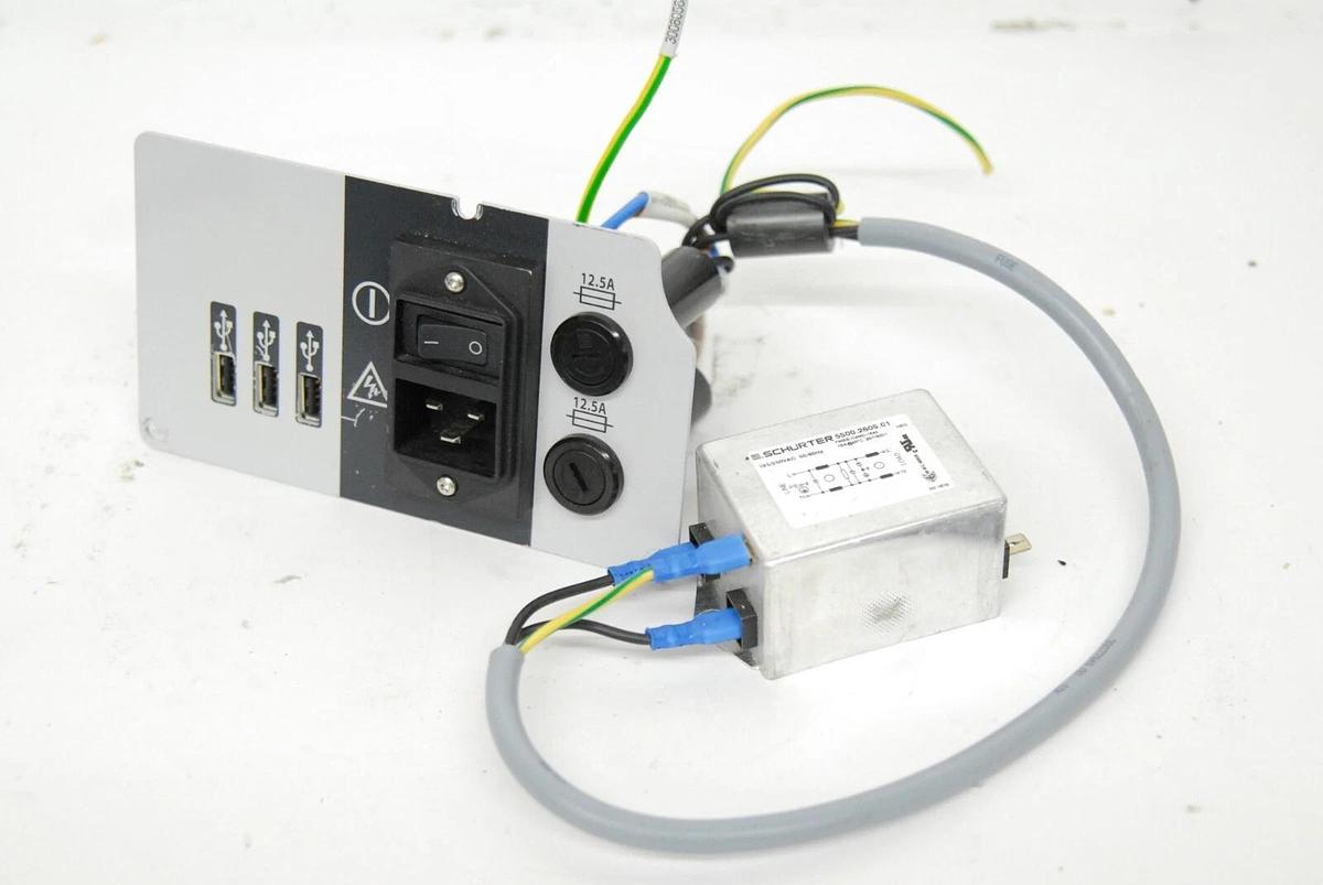 Used Tecan SOL Panel Right 30057533 Power/USB Panel - Ortho-Clinical Vision Analyzer