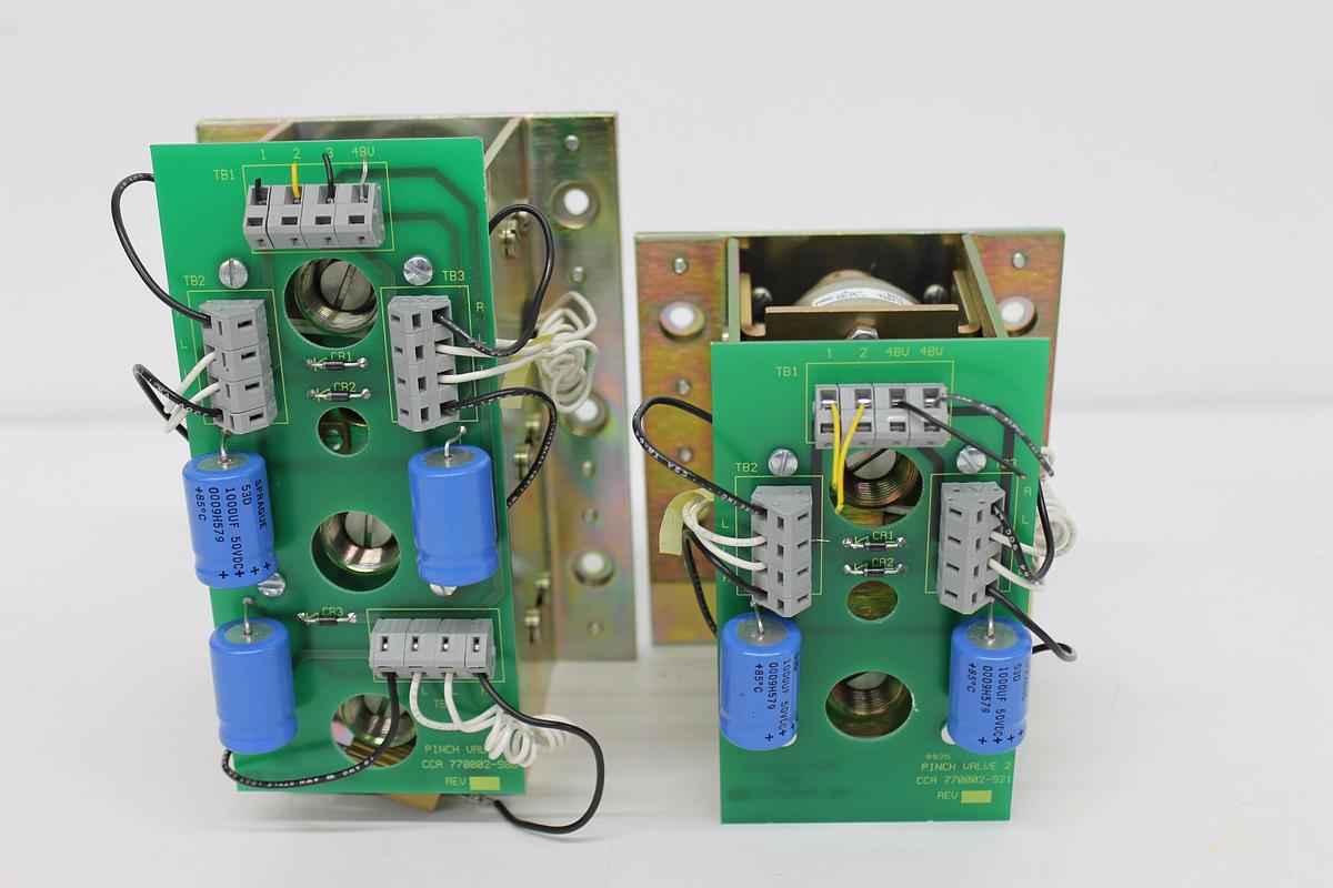 Used Pinch Valve Assemblies 770002 [Cobe 2991 Cell Processor]