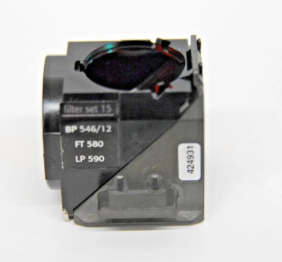 Used Zeiss 424931 Filter Cube Set 15 (BP 546/12, FT 580, LP 590) - Axiovert 200M