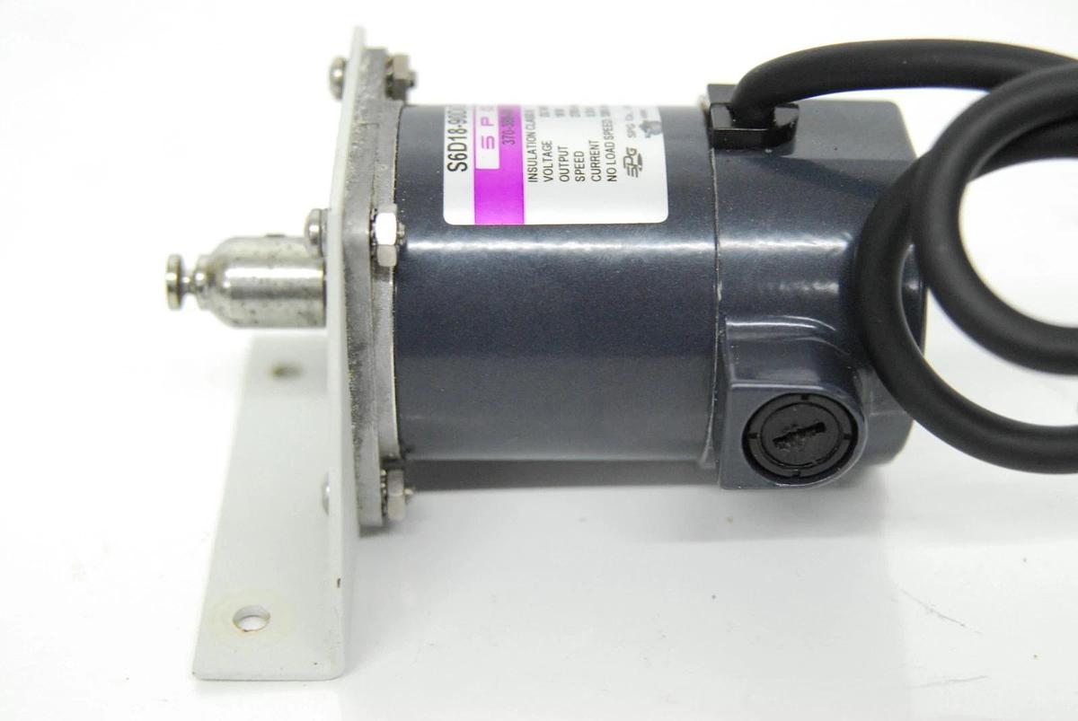 Used SPG S6D18-90D(OF41) 90V 18W (0.024HP) 0.024HP DC Permanent Magnet Motor