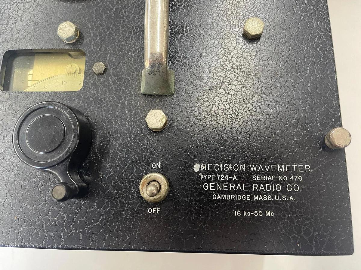 Used Presision Wavemeter Type 724-A Vintage 1940s