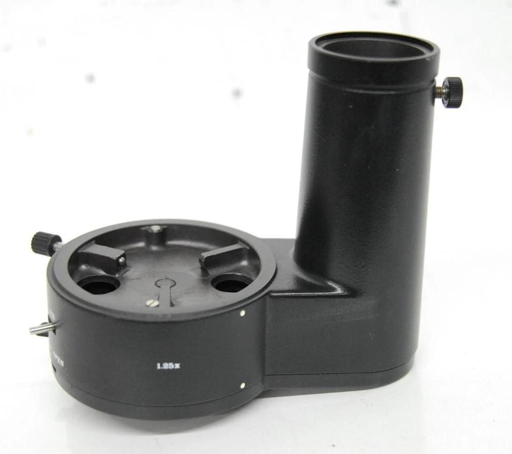 Used Wild 404892 1.25x Camera Port W/ Iris - For M5 Stereo Microscope