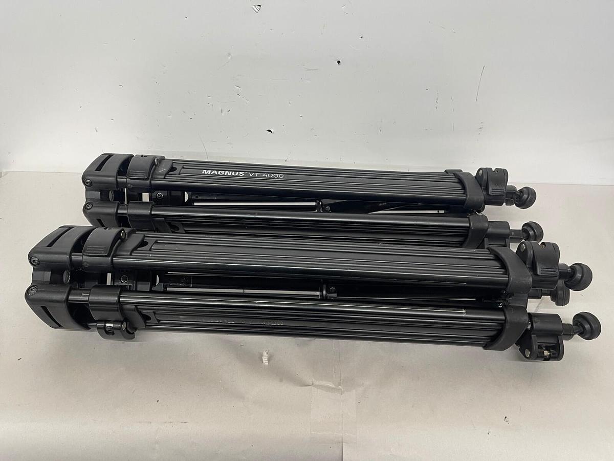 Used Magnus VT 4000 Tripods (No Heads) - Lot of 2