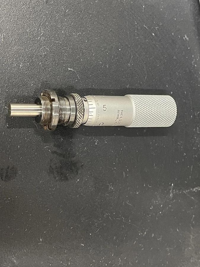 Used STARRETT Mechanical Micrometer Head
