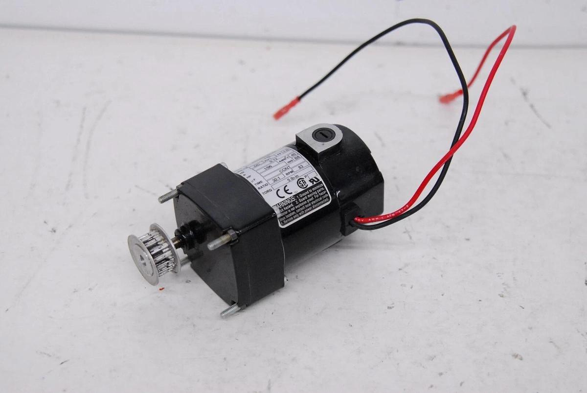 Used BODINE 24Y0BEPM-A2 GEARMOTOR 115V 1/96 HP RPM 83 TORQ 5LB-IN RATIO 30:1