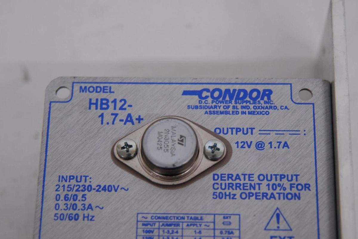Used Condor HB12-1.7-A+ Power Supply