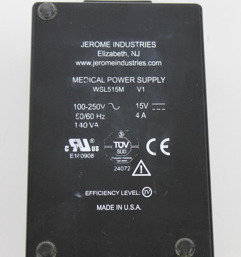 Used Jerome Industries WSL515M Cortrak 2 Device AC Adapter 15V 4A