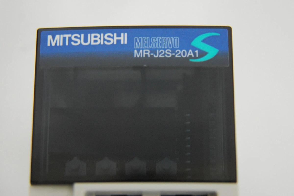 Used Mitsubishi MELSERVO MR-J2S-20A1 AC Servo Drive Amplifier 200W 170V 0-360Hz 1.5A