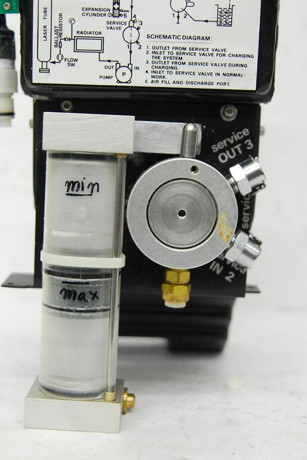 Used Laser Industries Sharplan 1020 - Radiator, Service Valve, Expansion Cylinder