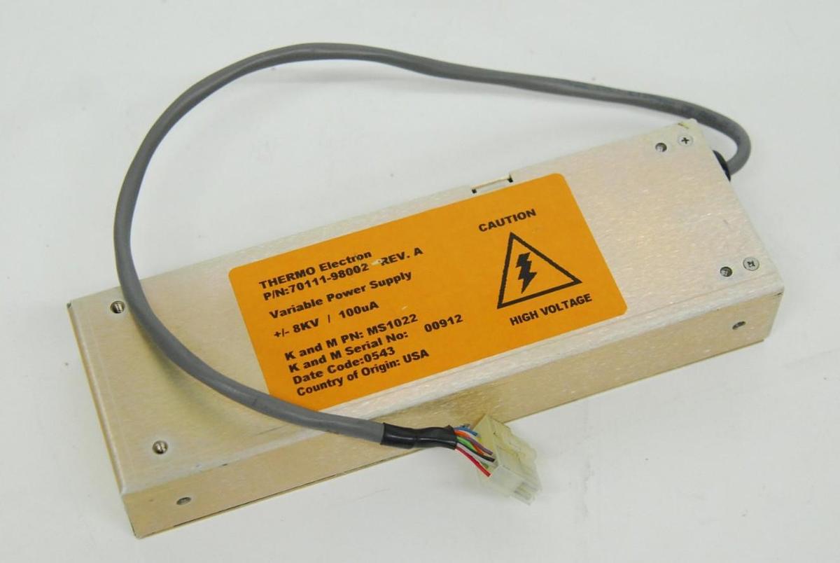 Used Thermo 70111-98002 MS1022 HV Variable Power Supply +/-8KV/100uA (TSQ Quantum)
