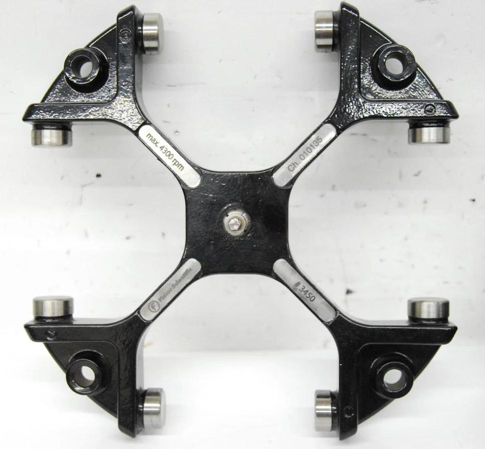 Used Fisher Scientific 3450 Rotor W/ 4x Thermo 75007570 E Buckets (accuSpin 1R)