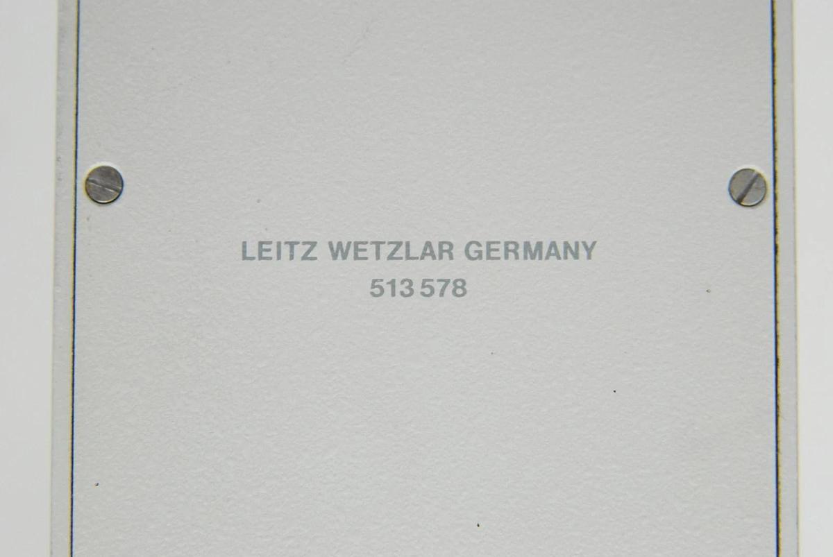 Used Leitz 513578 Dual Observation Asymmetric Discussion Tube W/ Head, 2x Eyepieces