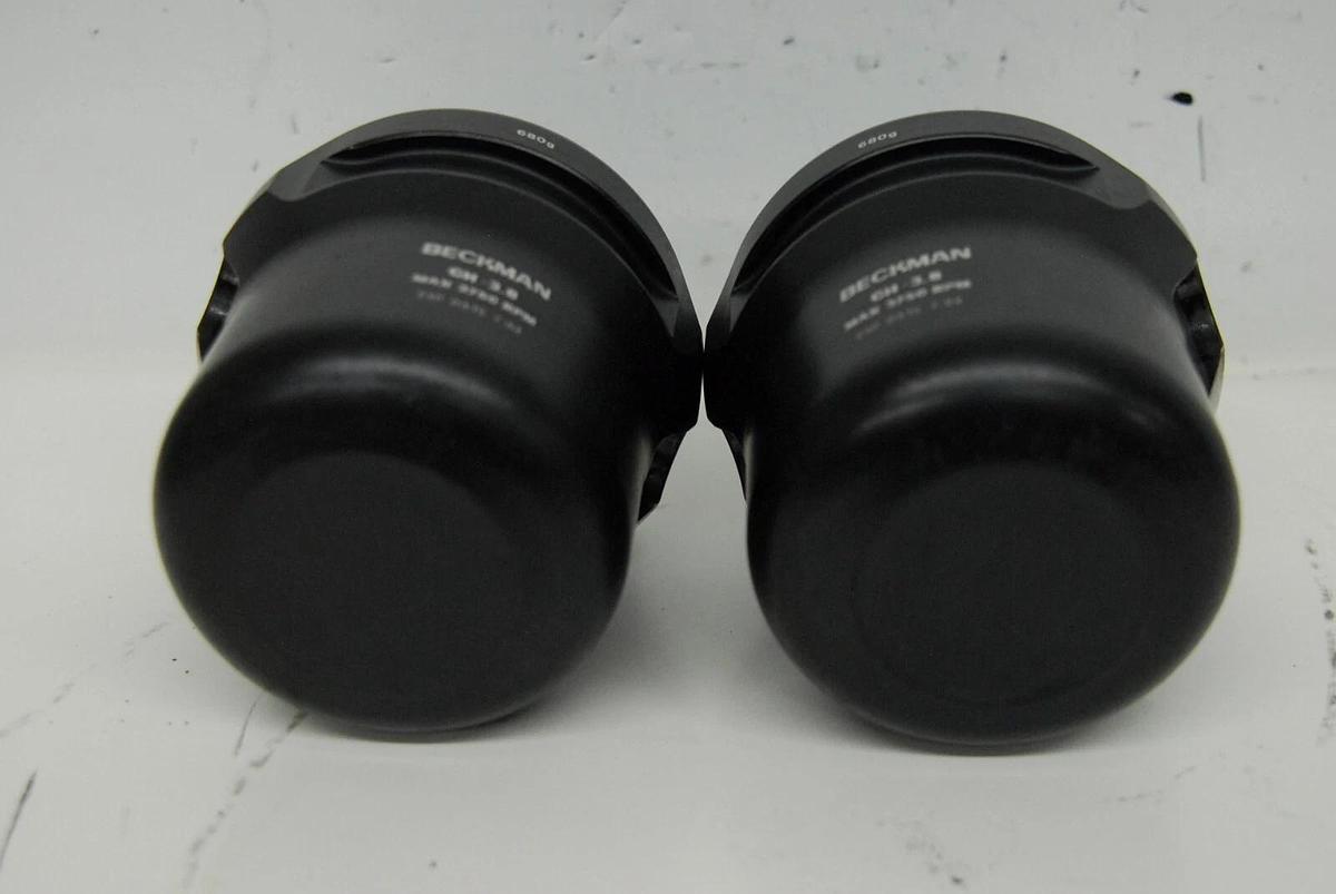 Used Beckman GH-3.8 680g Swing Buckets W/ 14 Slot Inserts 349950 - Lot of 2