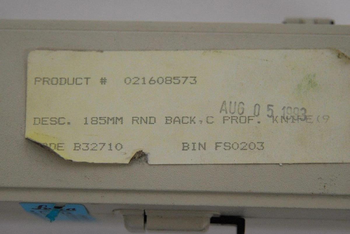 Used Reichert Microtome Knife 7.25" 185mm W/ Leica Hard Case