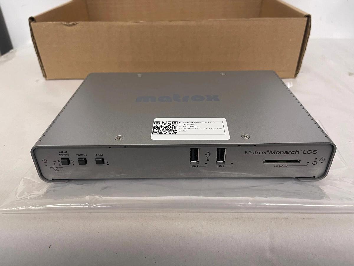 Used Matrox MHLCS/I SDI/HDMI Monarch LCS Lecture Capture Appliance - Tested - In Box