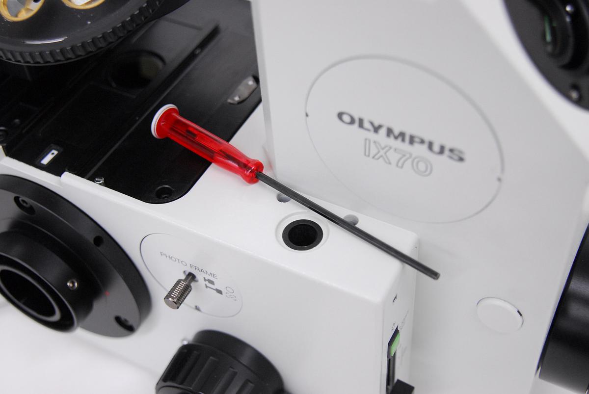 Used Olympus IX70 IX70-S8F2 Inverted Microscope Base - Working