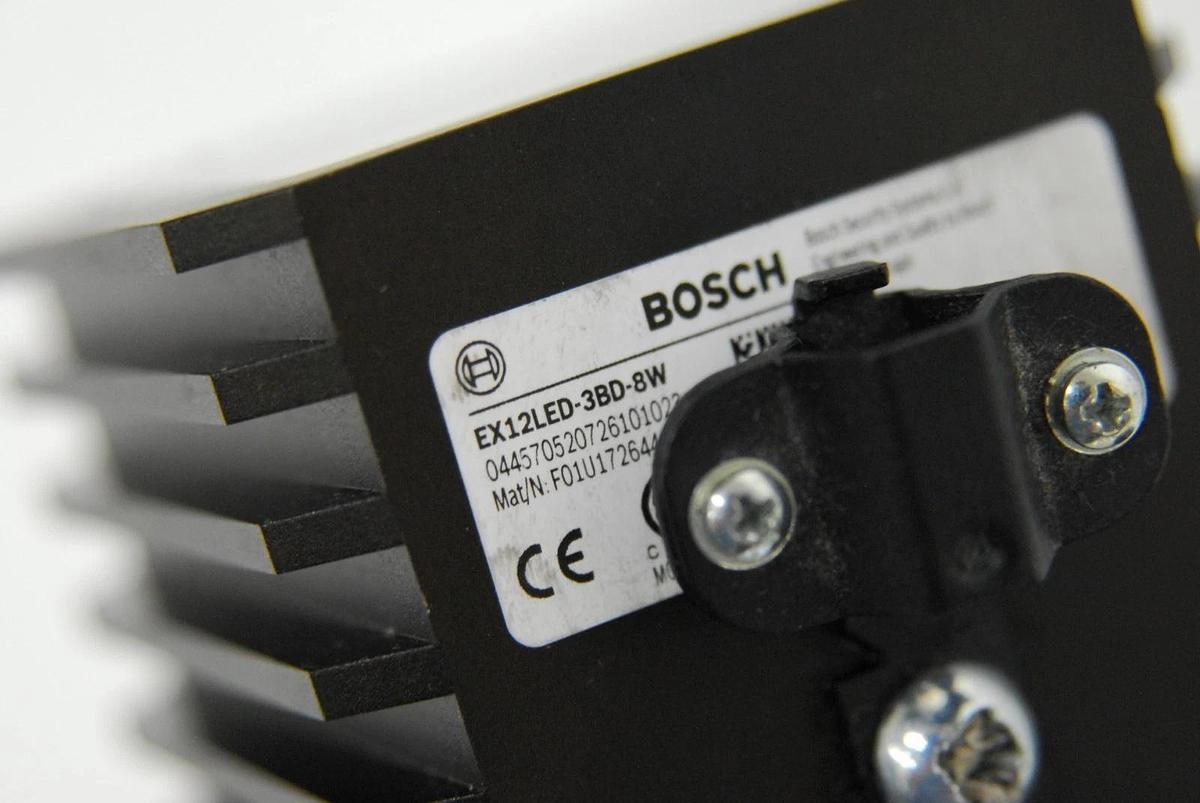 Used Bosch EX12LED-3BD-8W 3D Diffuser Infrared Illuminator W/ TIMS24-02M Power Supply