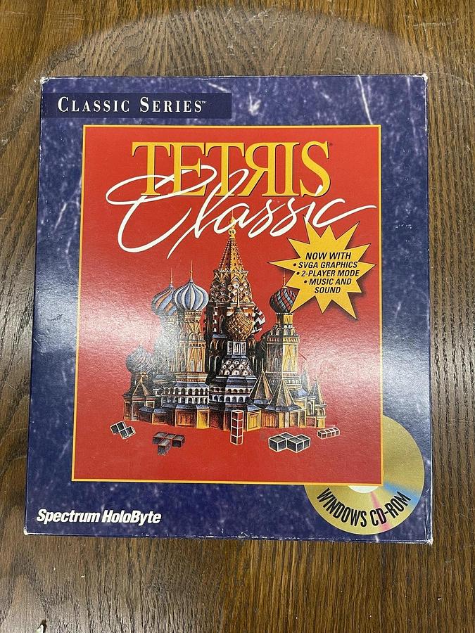 Used Spectrum Holobyte Classic Series Tetris Classic Windows CD-ROM