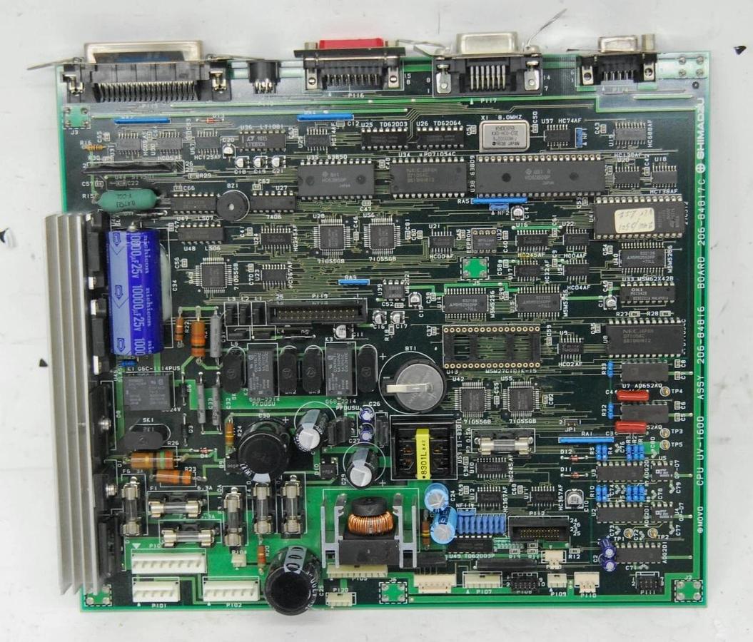 Used Shimadzu CPU UV-1600 206-84816-91 206-84817C Control Board - UV-2401 PC