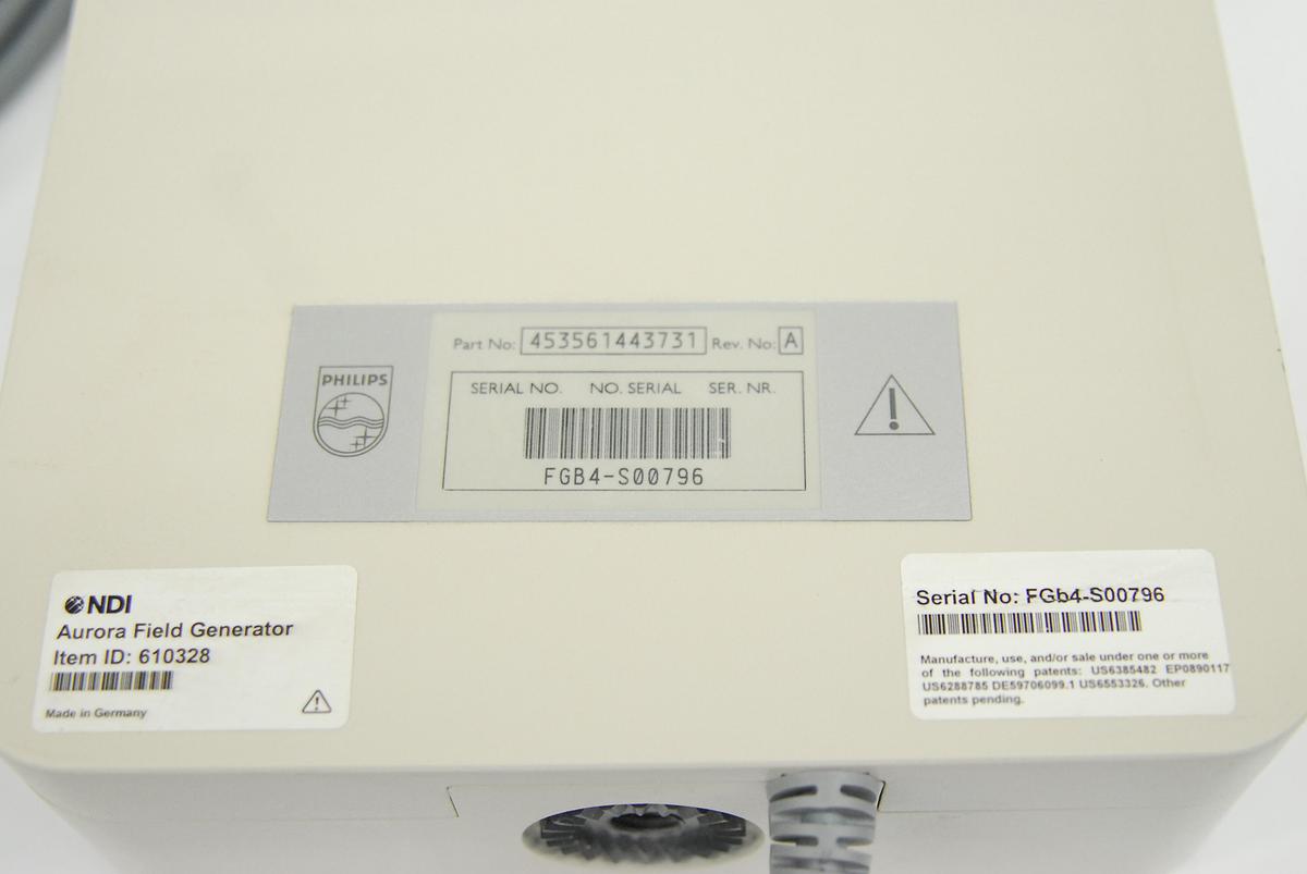 Used Philips 453561443731A 610328 PercuNav Aurora Field Generator EM Transmitter