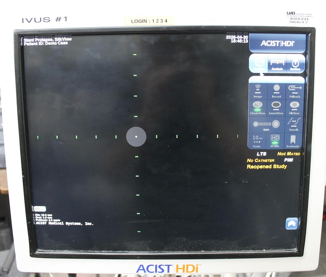 Used ACIST HDi System Console REF 017987