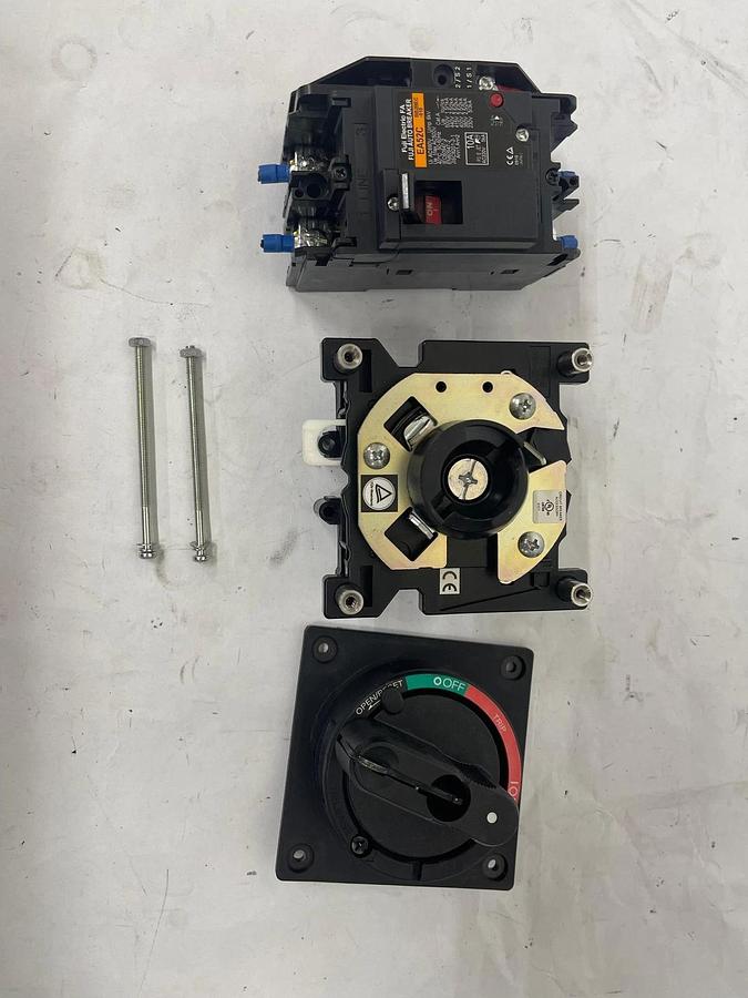 Used TUV Rheinland FK8X28 Circuit Breaker Accessory W/ Fuji Auto Breaker EA52C