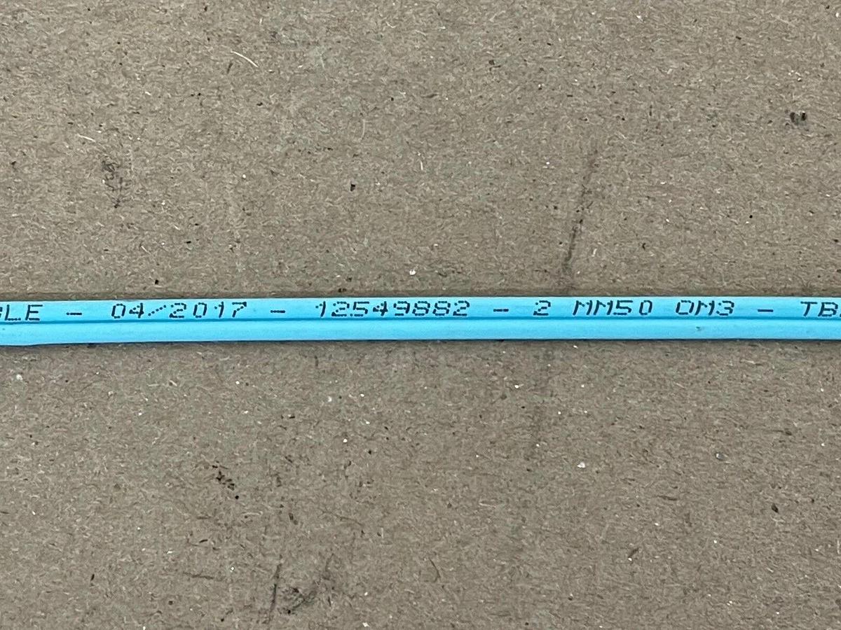 Used 50' Corning Cable Optical 04/2017, 12549882, 2 MM50 0M3, TB2