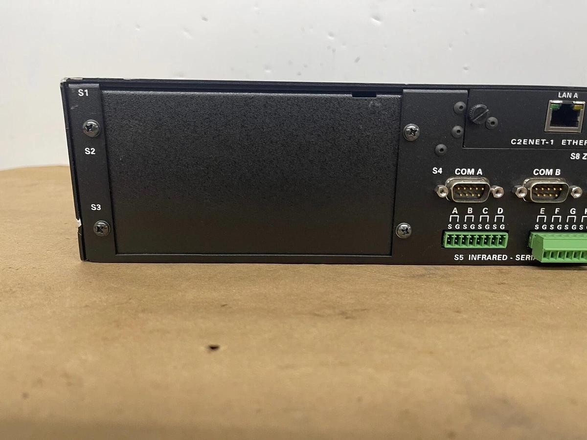 Used Crestron AV2 Audio Video Control Processor W/ C2ENET-1 Card