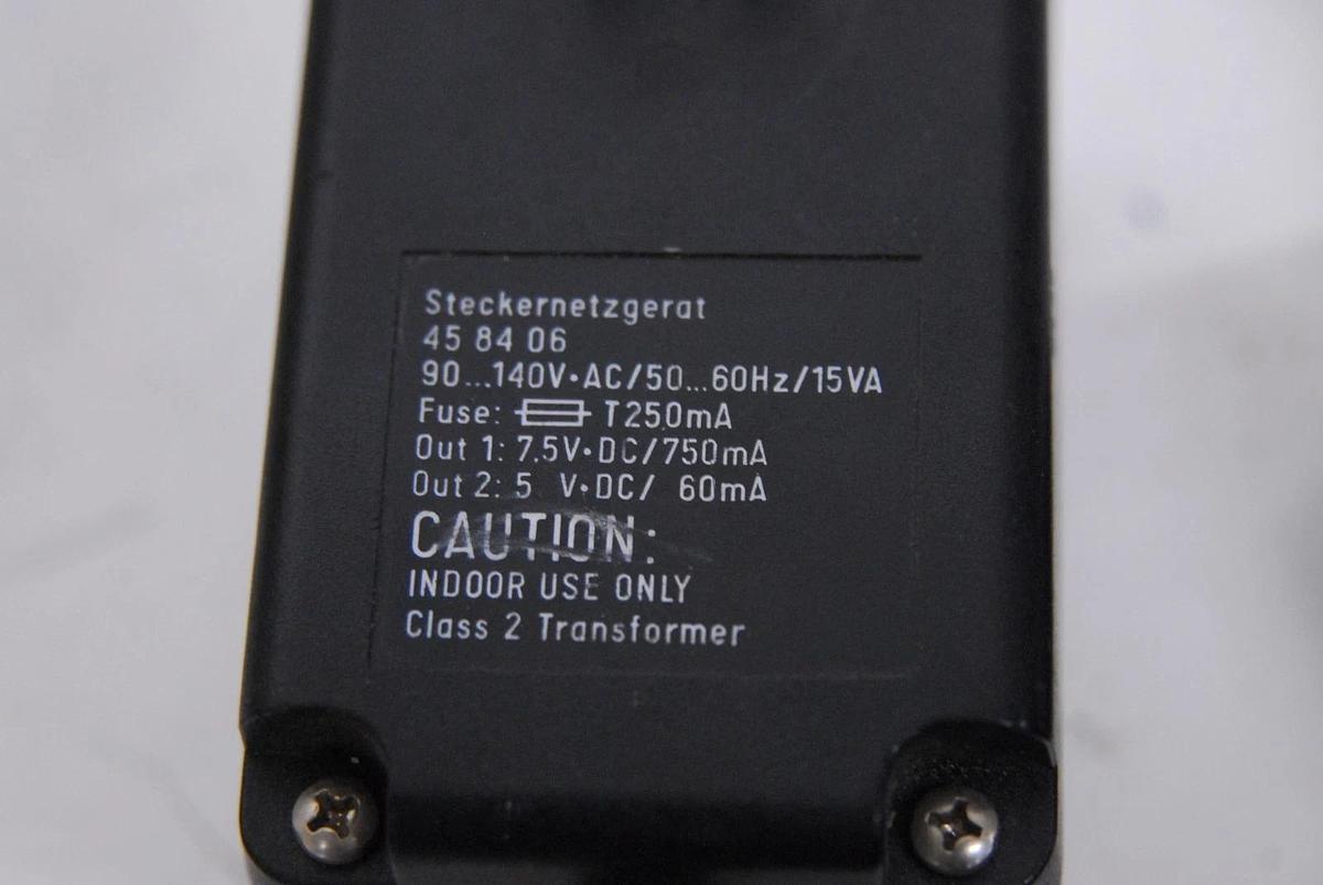 Used Zeiss 45 29 37 Dual Observation Tube LED Pointer Microscope Head W/ Power Supply