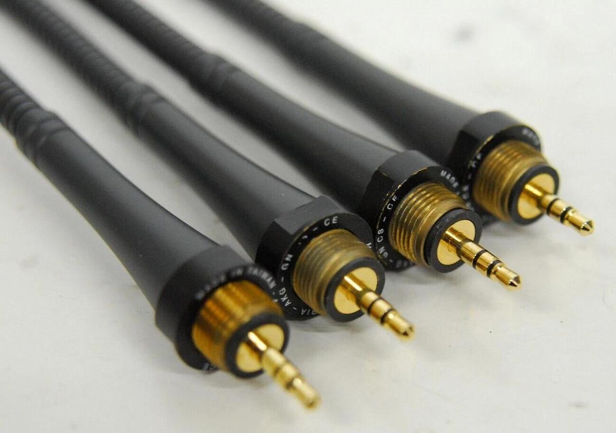 Used AKG GN CS-CE 3.5mm Gooseneck Microphones - Lot of 4