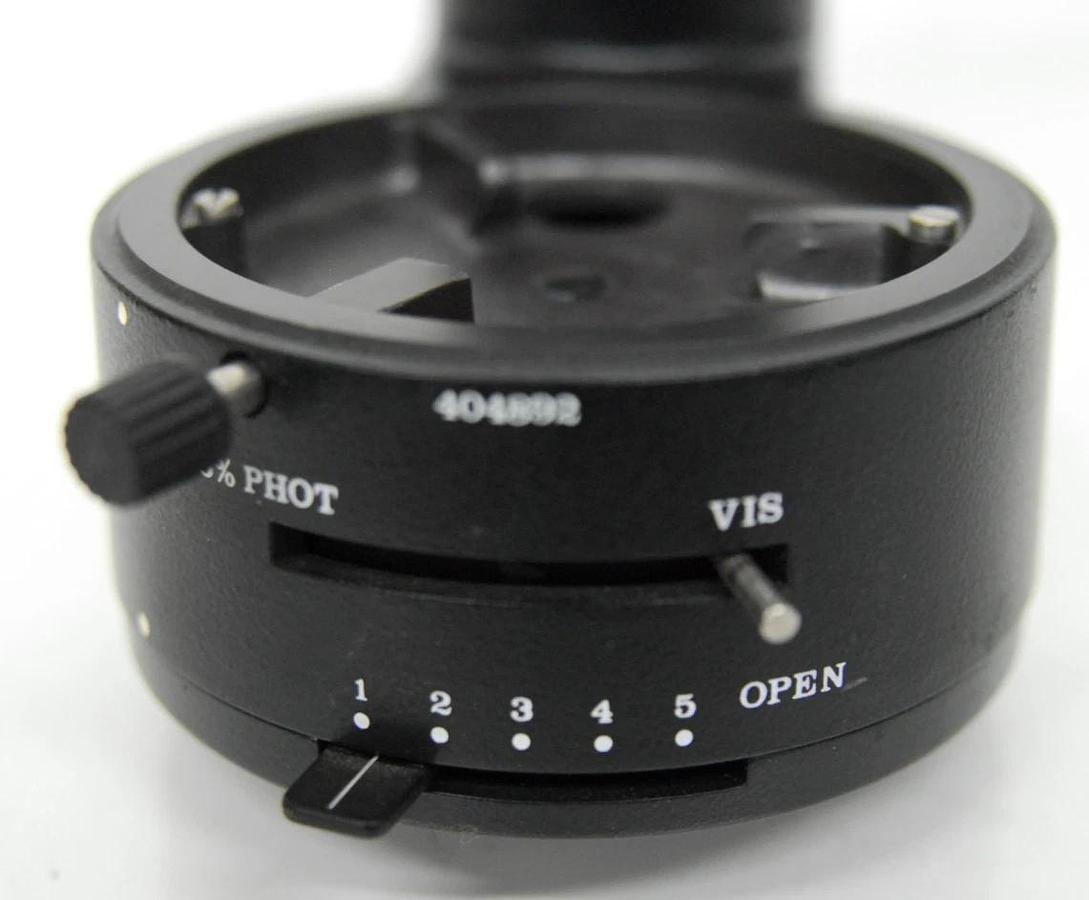 Used Wild 404892 1.25x Camera Port W/ Iris - For M5 Stereo Microscope