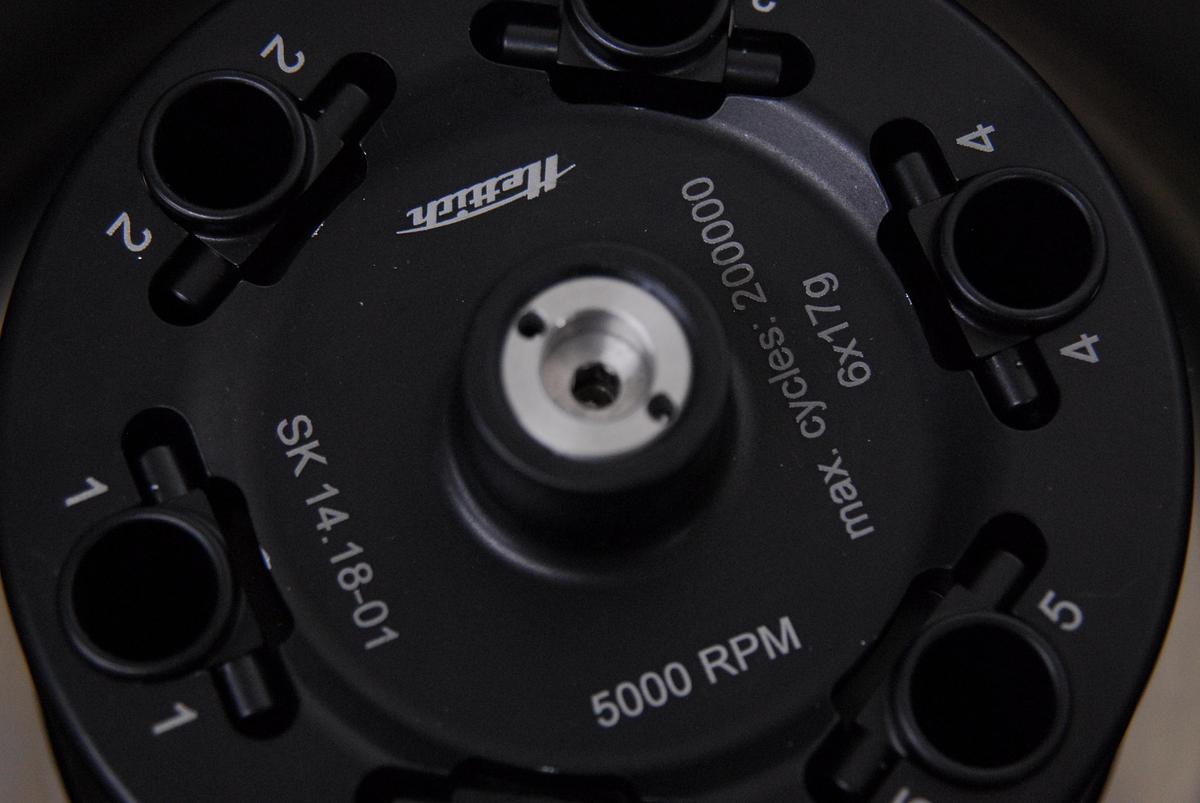 Used Hettich 2350-01 MIKRO 220 Robotic Automated Benchtop Centrifuge W/ Rotor