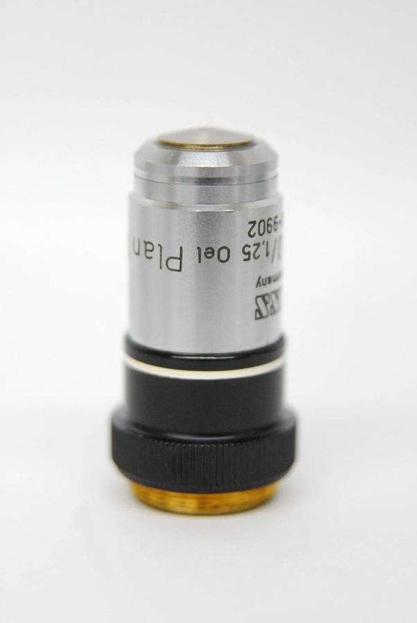 Used Zeiss 46 19 10-9902 Plan 100/1.25 Oel 160/- Objective (100x Oil)