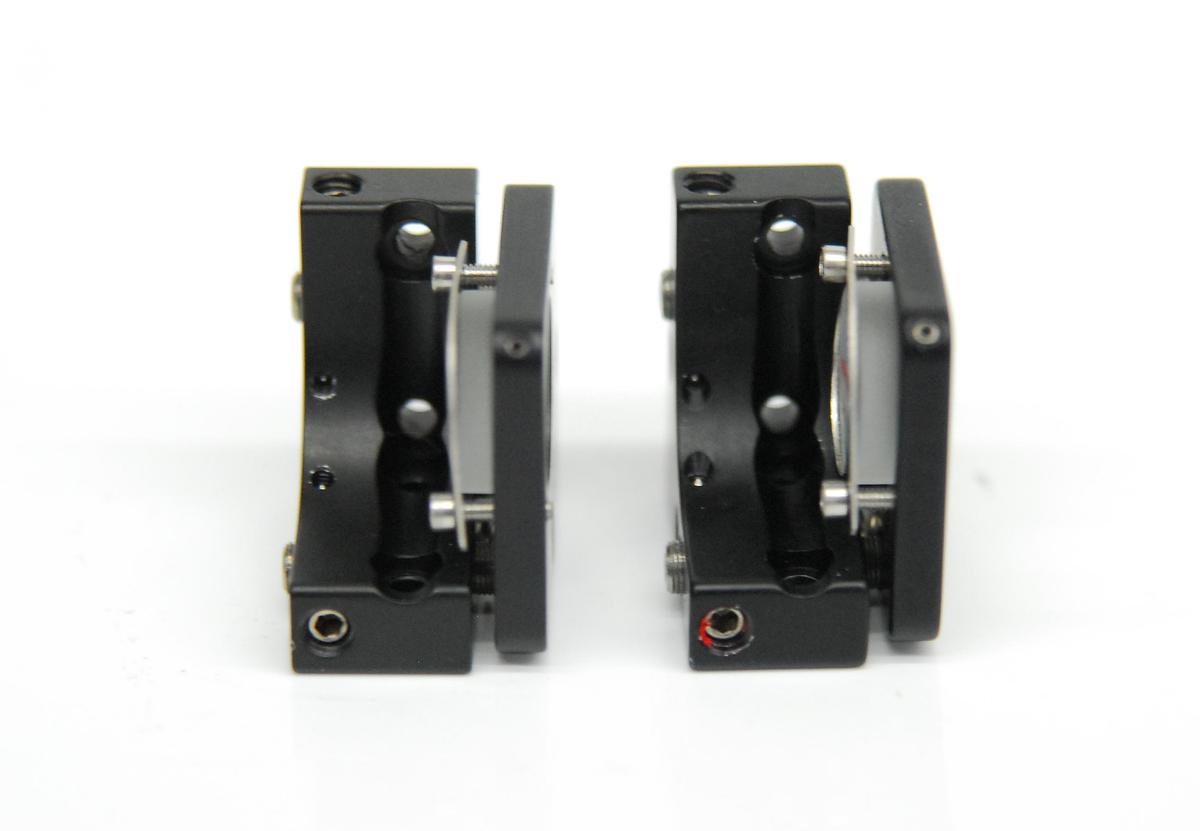 Used New Focus 9762 Kinematic Mirror Mount W/ 5151/VIS Dielectric Mirror - Lot of 2