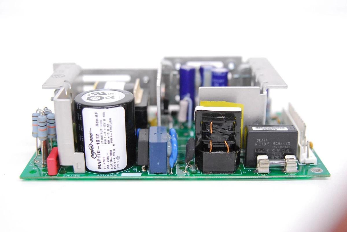 Used Power-One MAP110-1012 Power Supply 12V10A/15V8A - BD FACSAria II Fluidics Cart