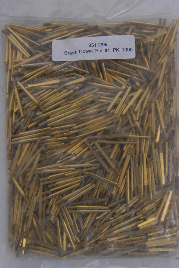 Used Dental Brass Dowel Pin #1 9511299 (1000pcs)