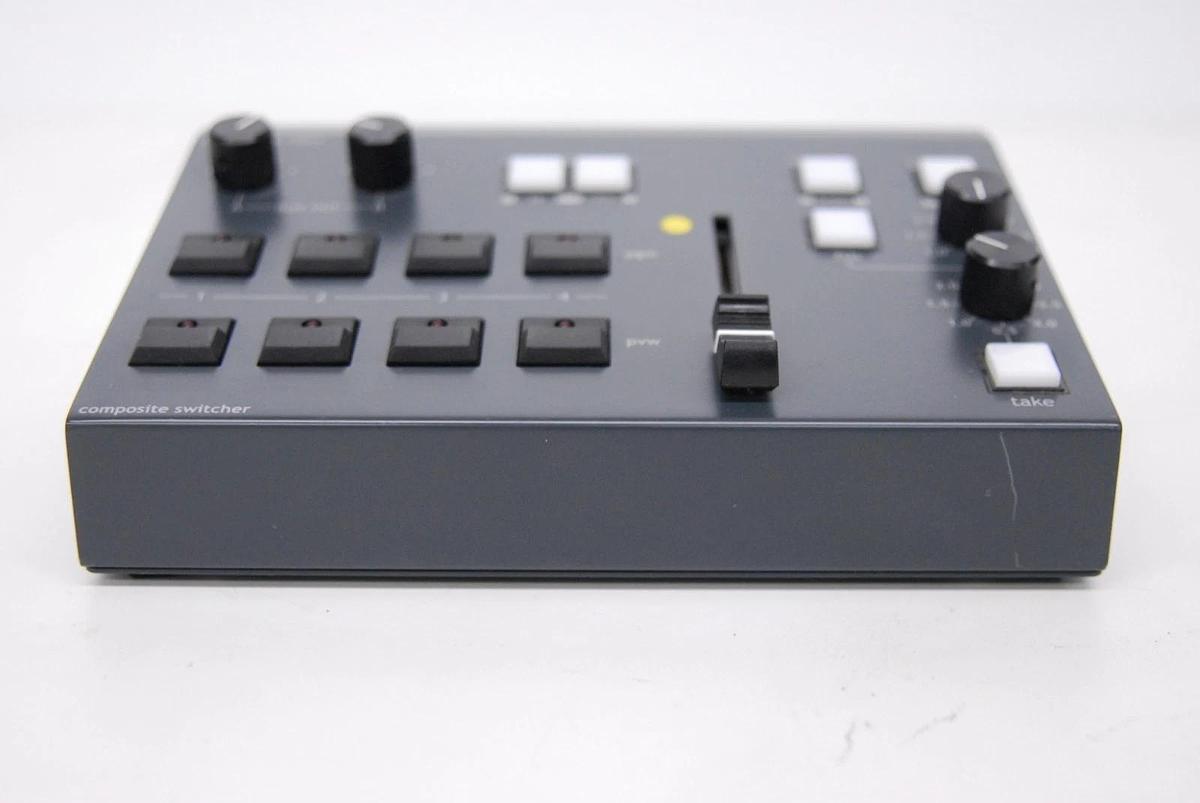 Used Brick House Video VTB-2A Composite Switcher w/ Power Adapter - TESTED