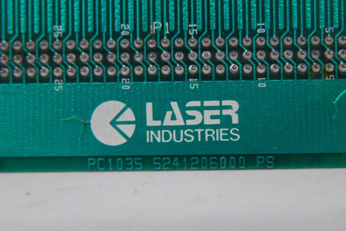 Used Laser Industries PC1035 AP0060200 5241206000 Backplane Board - Sharplan 1020