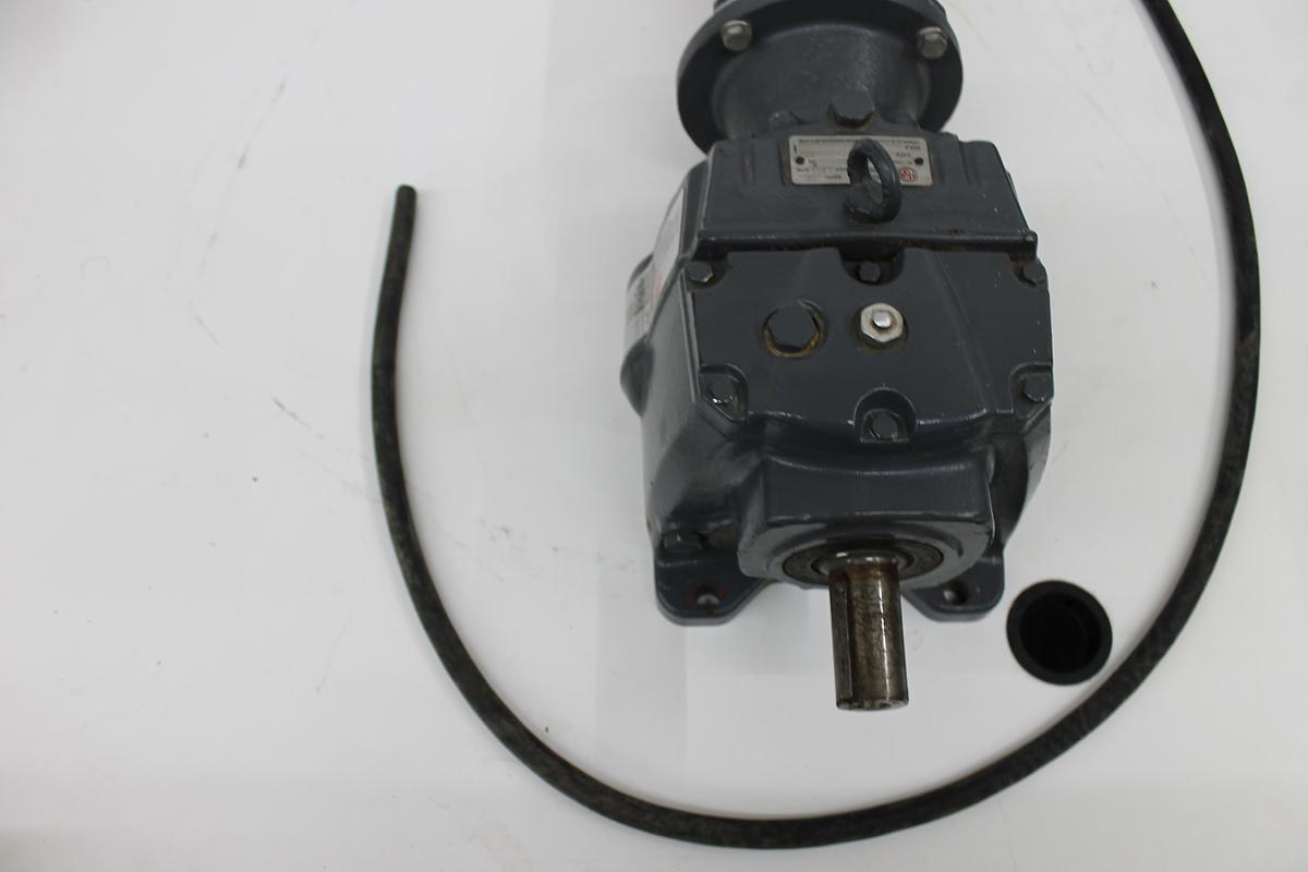 Used US Gearmotors Series 3000 CBN3253-S-B3-U-56C-NM Gearbox w/ AO Smith 46807372143-0A 1725 RPM Motor