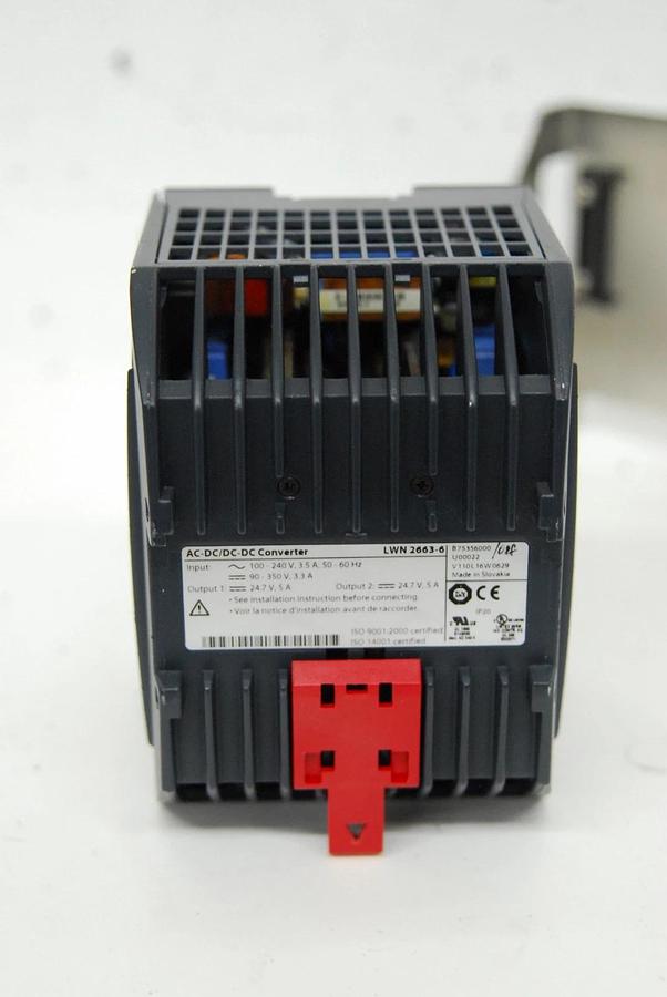 Used Power-One LWN 2663-6 AC-DC/DC-DC Convert Select 24.7V Dual Output Power Supply