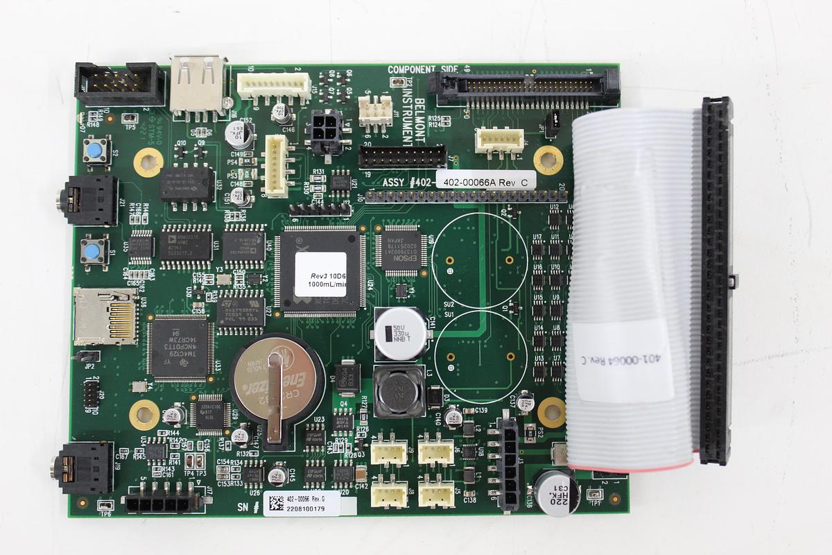Used Belmont 402-00066A REV G CPU PCB Computer Board [Rapid Infuser RI-2]