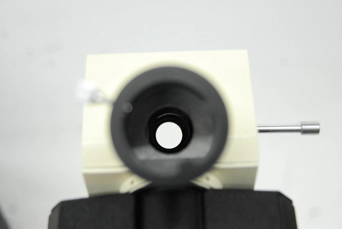 Used VWR VistaVision Inverted Trinocular Microscope W/ 10x, 25x PL L Objectives