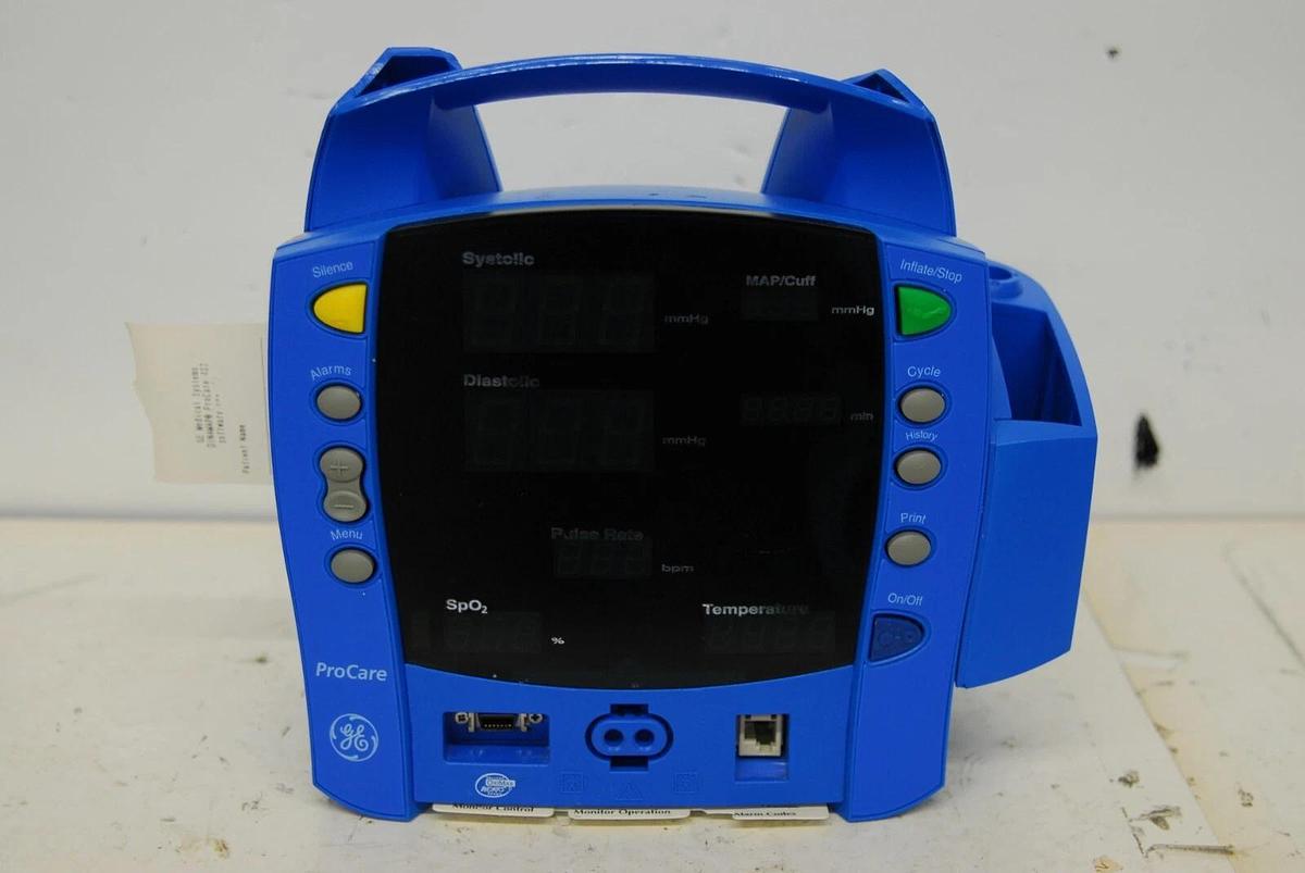 Used GE Dinamap ProCare 400 (DPC400NR) W/ Power Adapter- READ DESCRIPTION